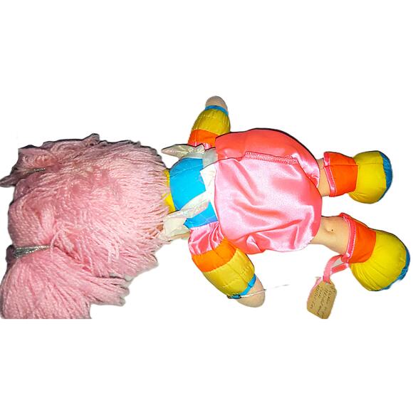 14" Vintage 1983 Rainbow Bright "Tickled Pink" Baby Doll Stuffy Hallmark #3 - Picture 4 of 13